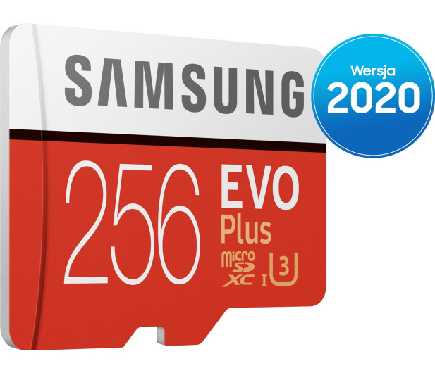 Samsung 256GB microSDXC Evo Plus zapis90MB/s odczyt100MB/s - 577328 - zdjęcie 2